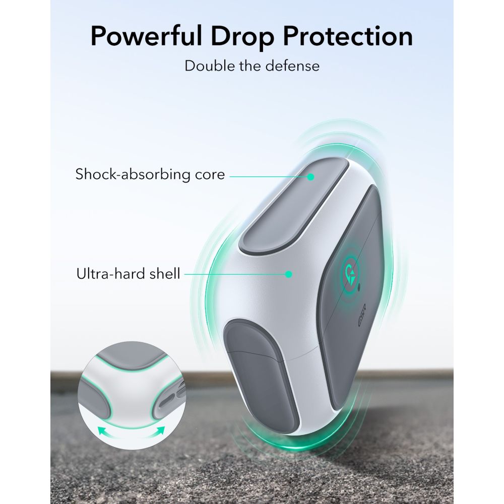 Apple AirPods Pro 3 Deksel Orbit MagSafe, Hvit