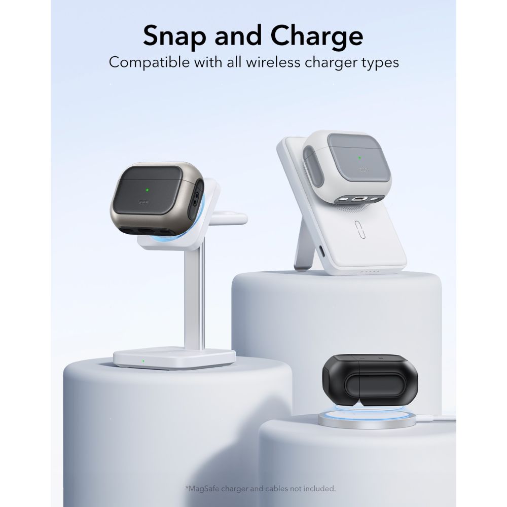 Apple AirPods Pro 3 Deksel Orbit MagSafe, Hvit