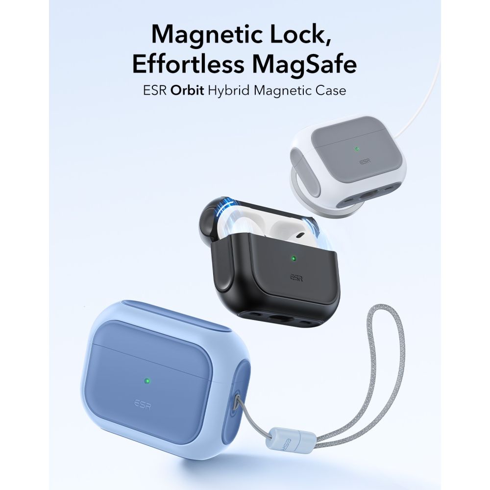 Apple AirPods Pro 3 Deksel Orbit MagSafe, Blå