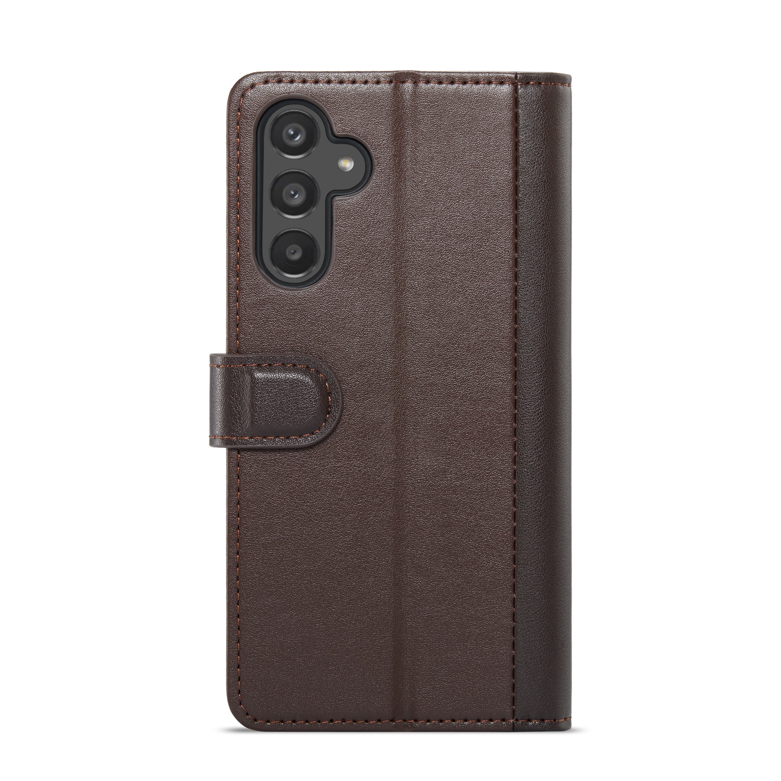 Samsung Galaxy A25 Lommeboketui i ekte skinn, Brun