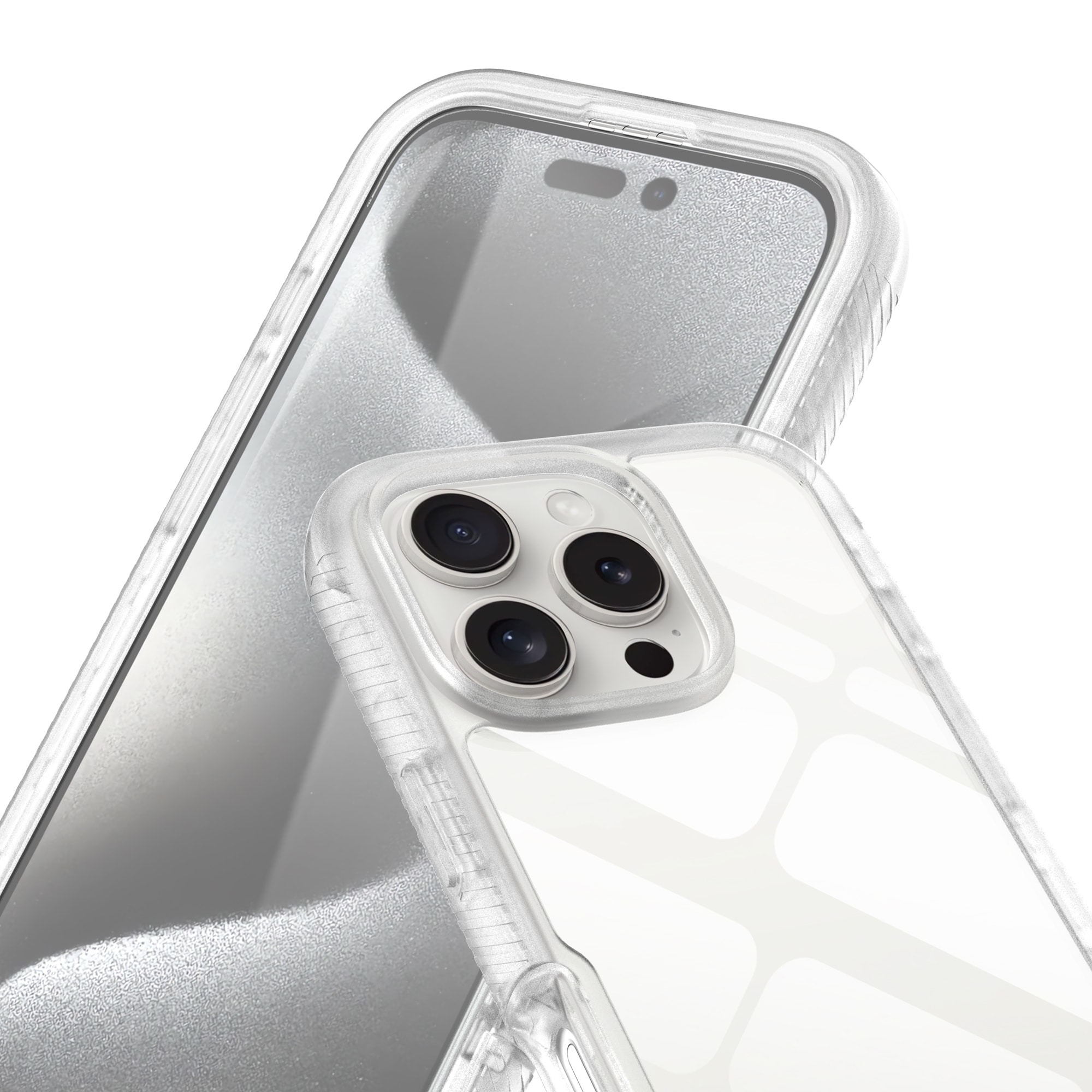 iPhone 16 Pro Deksel Full Protection, Gjennomsiktig