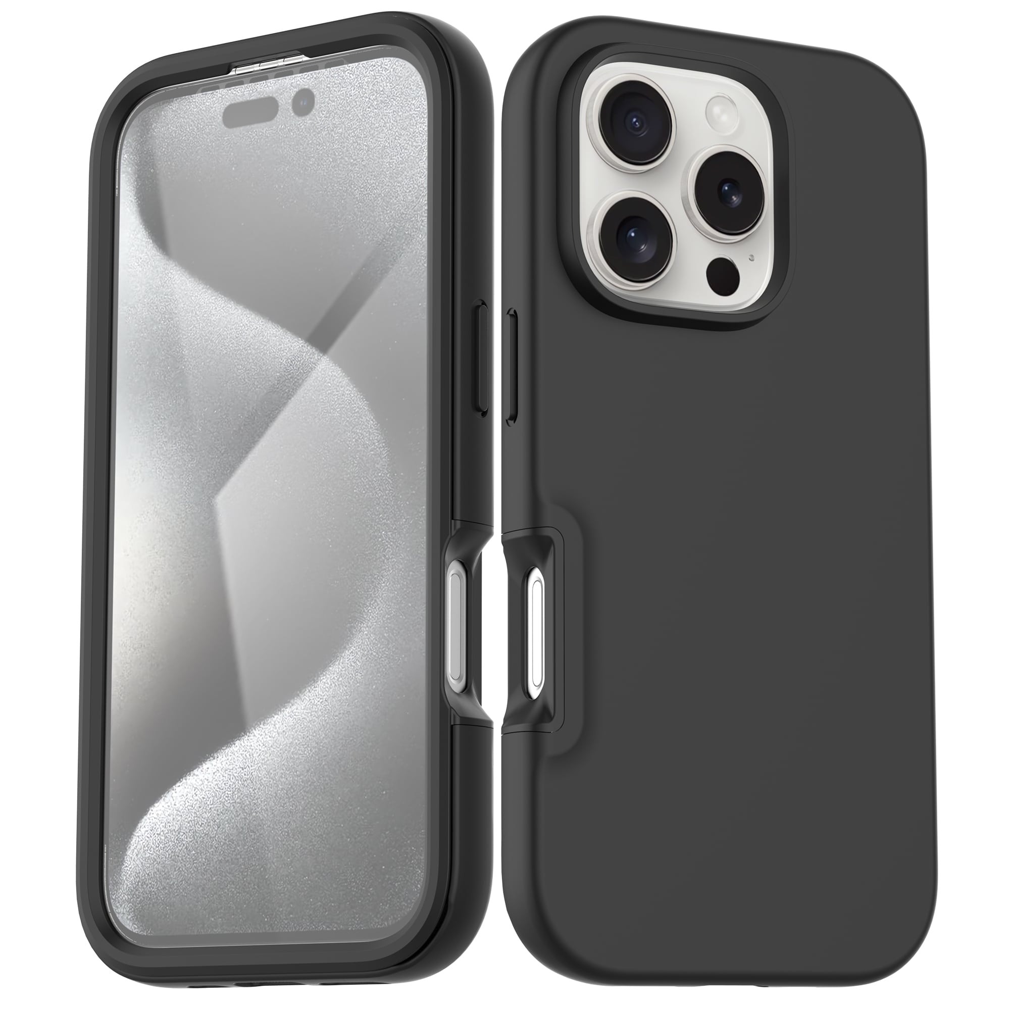 iPhone 16 Pro Max Deksel Full Protection, Svart