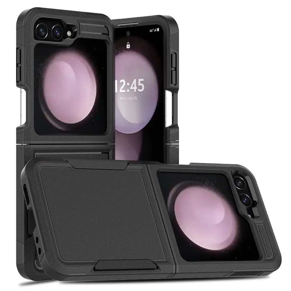 Samsung Galaxy Z Flip 7 Hybrid-deksel Off-road, Svart