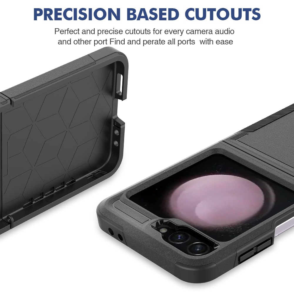 Samsung Galaxy Z Flip 7 Hybrid-deksel Off-road, Svart