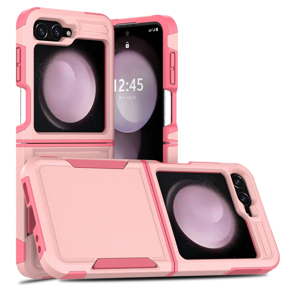 Samsung Galaxy Z Flip 7 FE Hybrid-deksel Off-road, Rosa