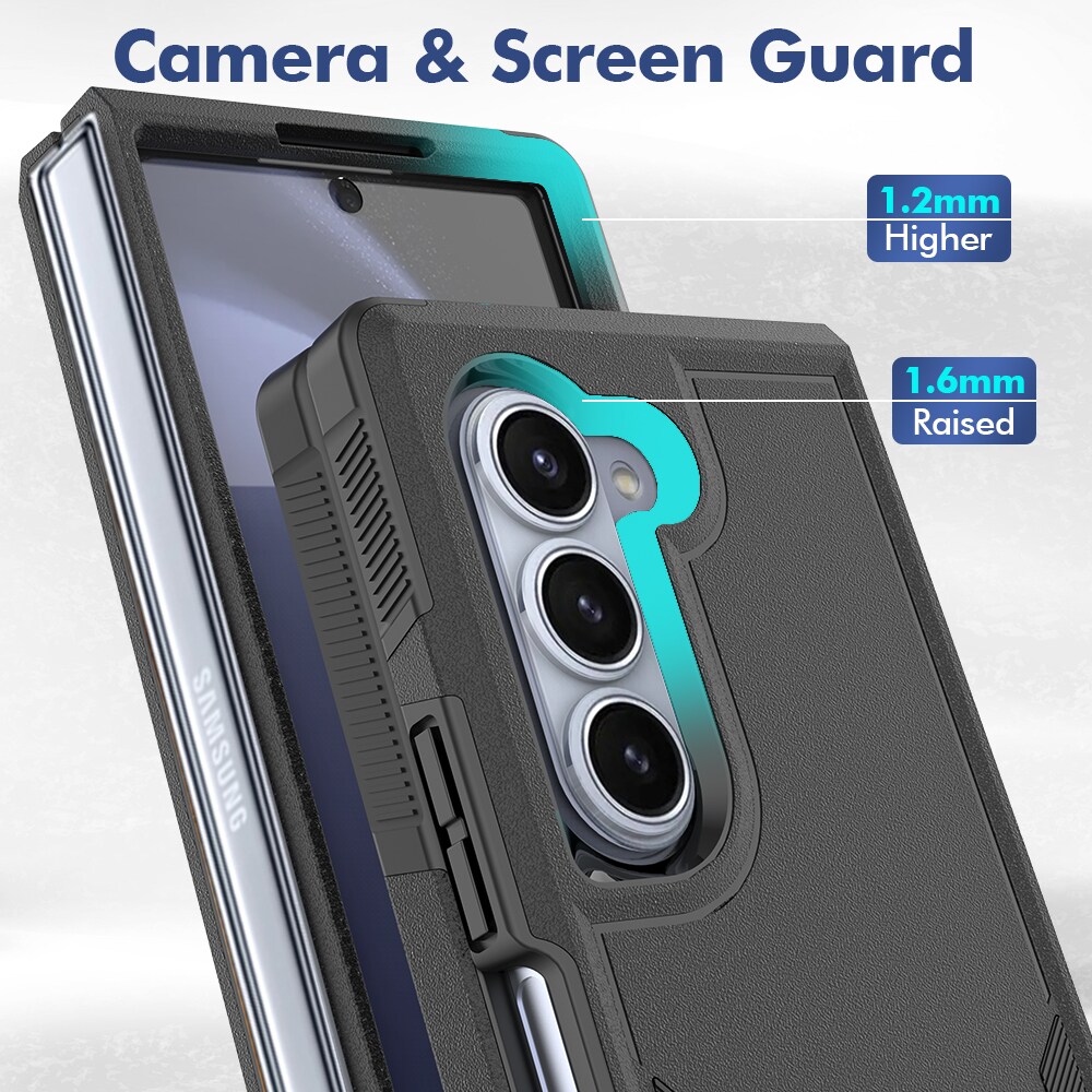 Samsung Galaxy Z Fold 6 Hybrid-deksel Off-road, Svart