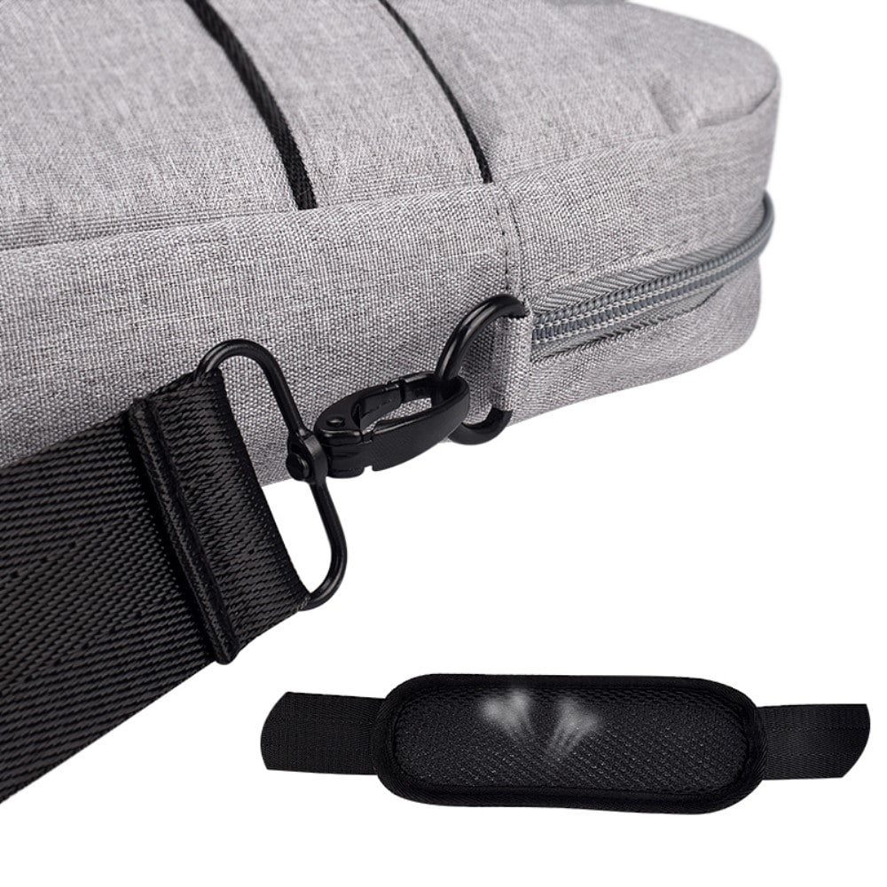 13,3" Laptopveske med skulderrem, Svart