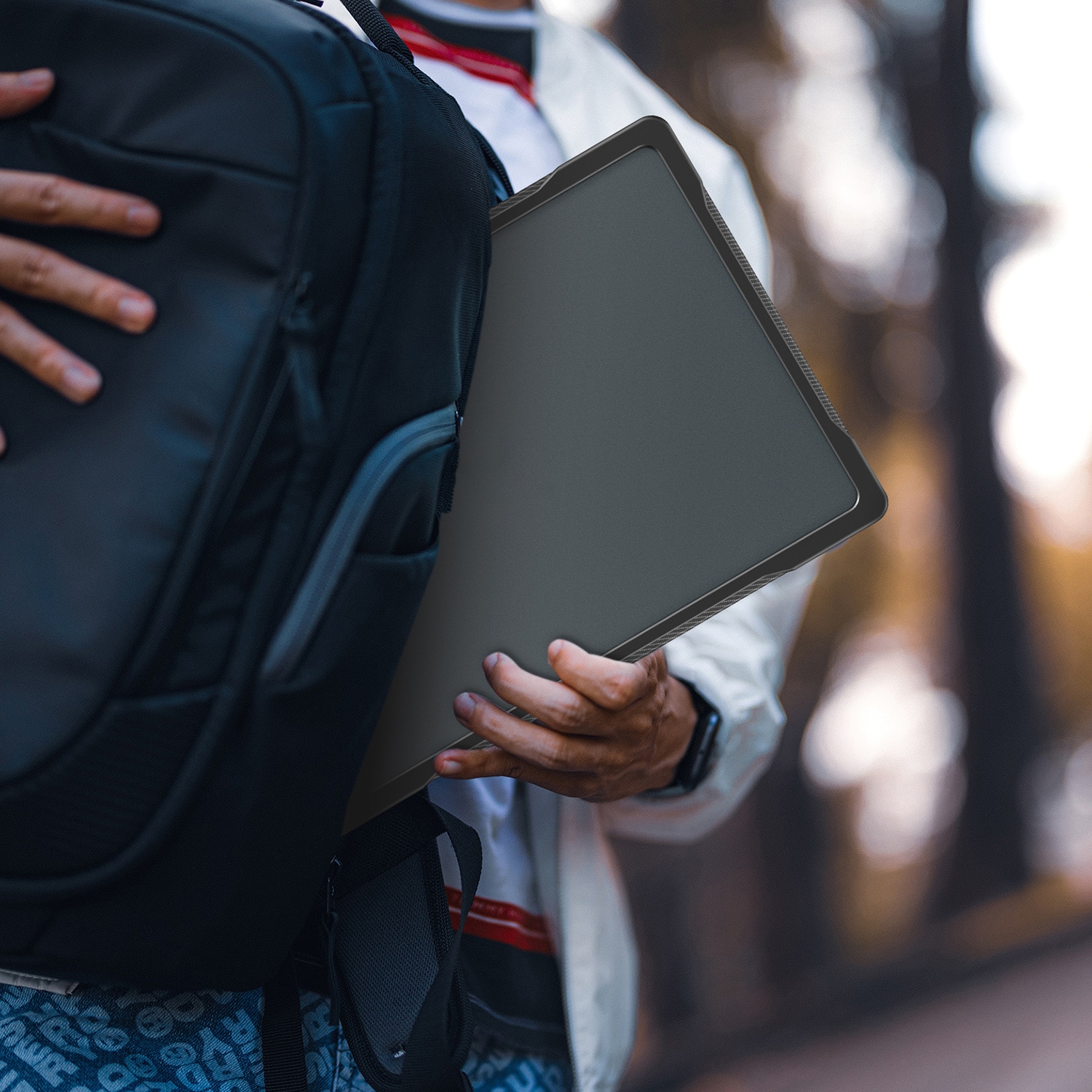 Apple MacBook Pro 14 2023 Støtsikkert Hybrid-deksel, Svart
