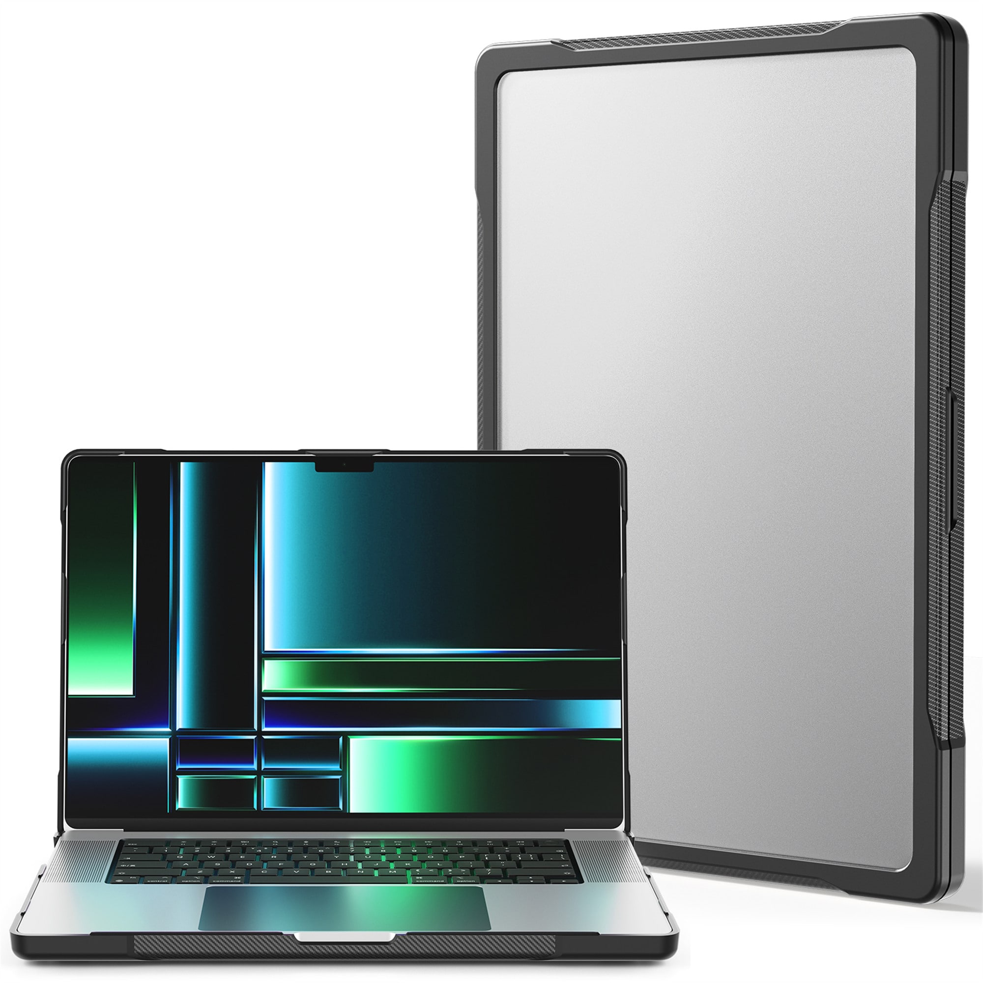 Apple MacBook Pro 14 2021 Støtsikkert Hybrid-deksel, Gjennomsiktig