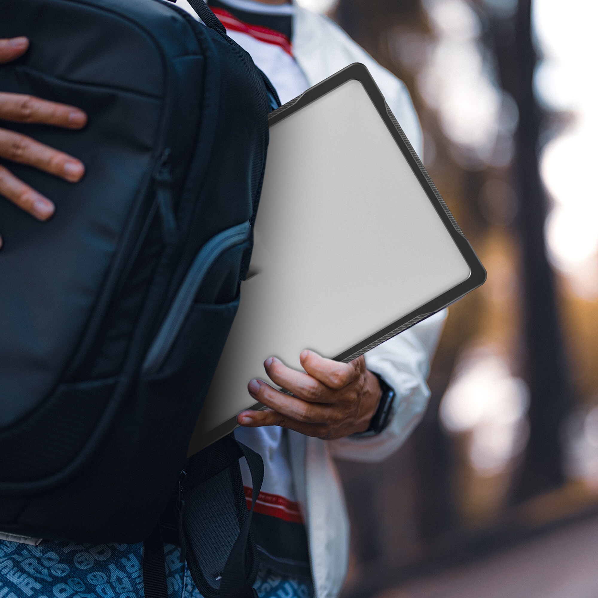 Apple MacBook Pro 14 2021 Støtsikkert Hybrid-deksel, Gjennomsiktig