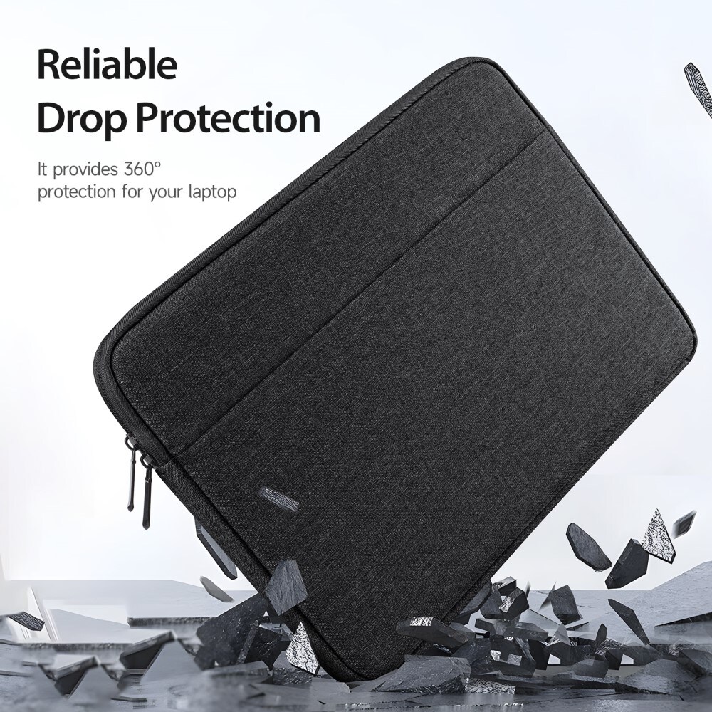 Laptop-etui til 13,9" laptop, Svart