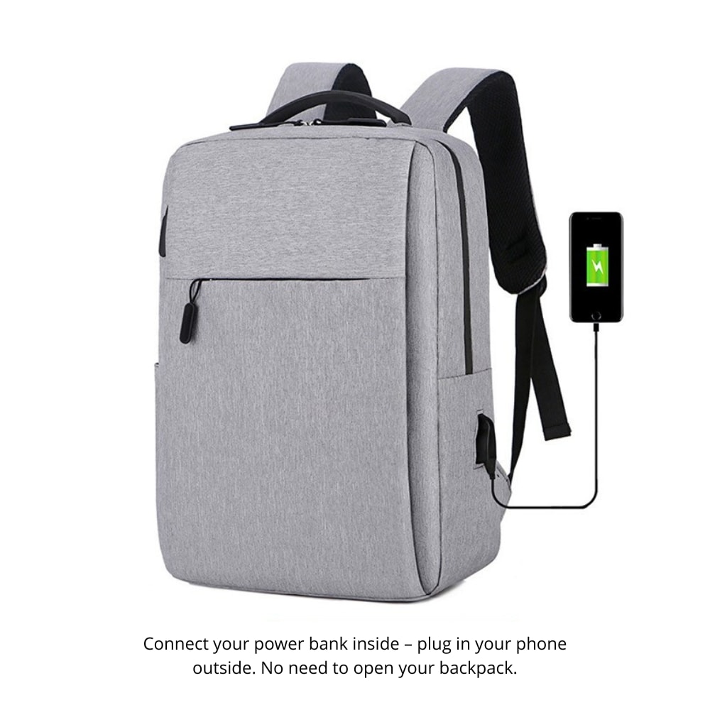 Vannresistent 16" laptopsekk i nylon, Svart