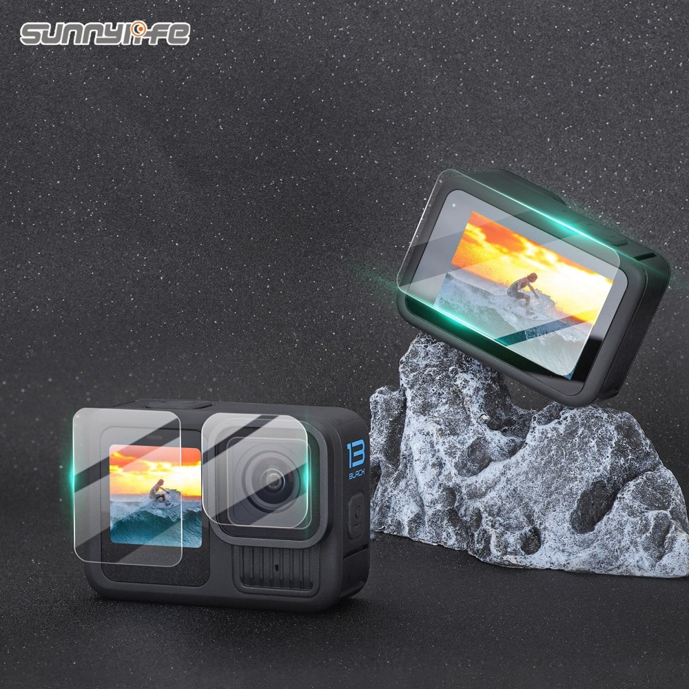 GoPro Hero 13 Skjermbeskytter & Linsebeskytter i Herdet Glass