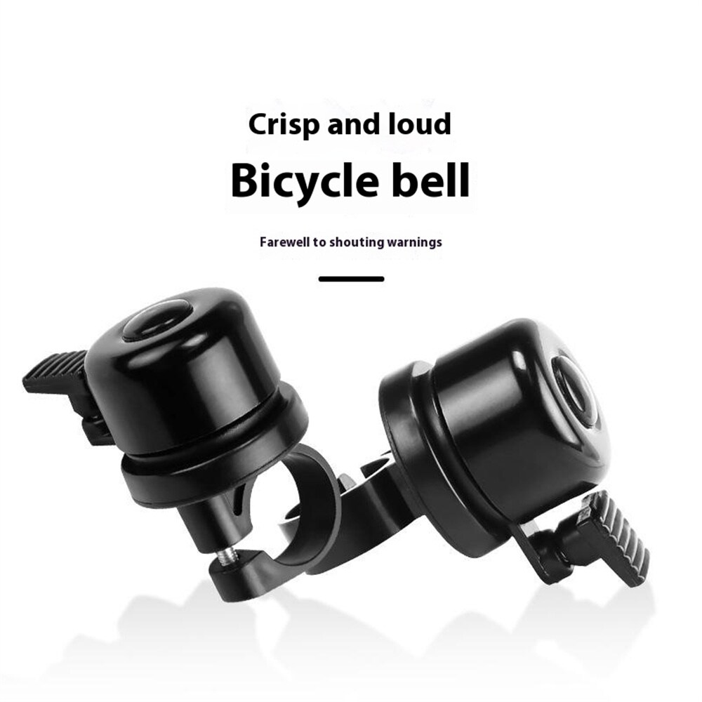 Apple AirTag-holder sykkelbjelle, Svart