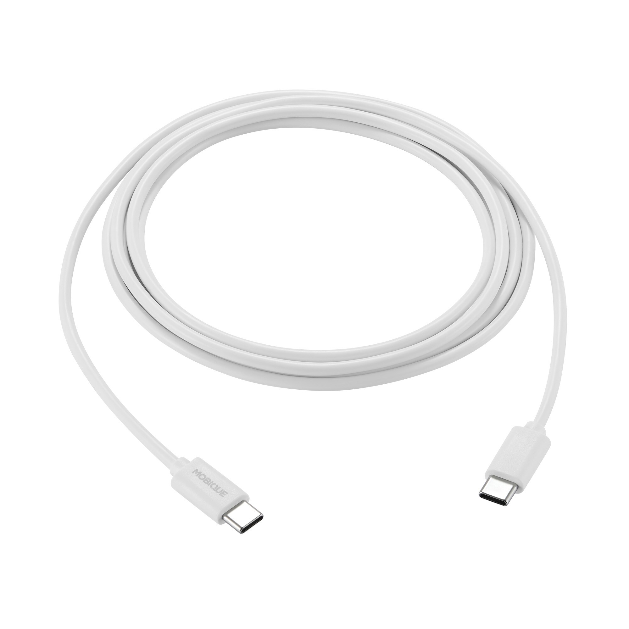 Ladekabel USB-C til USB-C 2m, Hvit