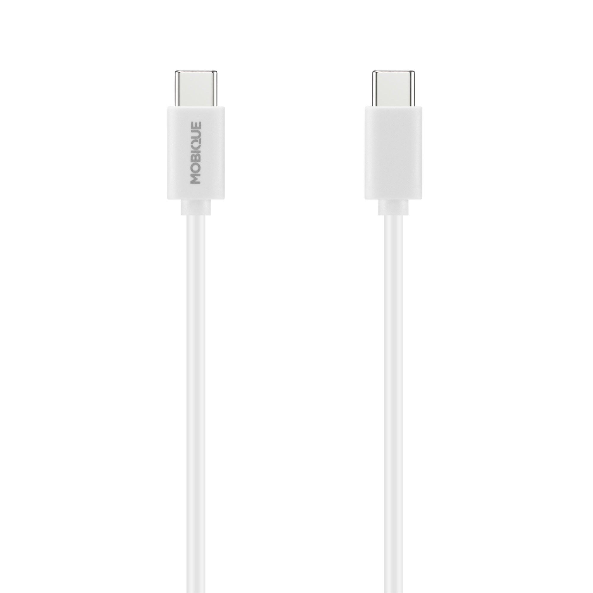 Ladekabel USB-C til USB-C 2m, Hvit