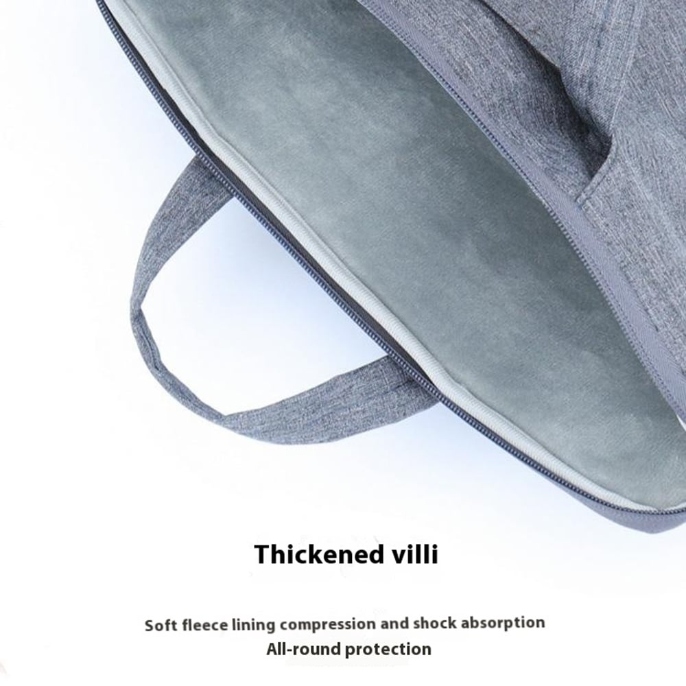 Laptop-etui med håndtak for 15,6" laptop, Mörkgrå
