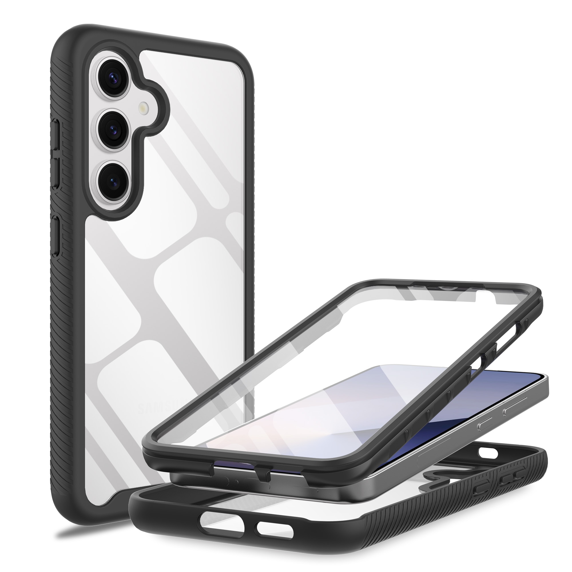 Samsung Galaxy S25 Plus Deksel Full Protection, Svart