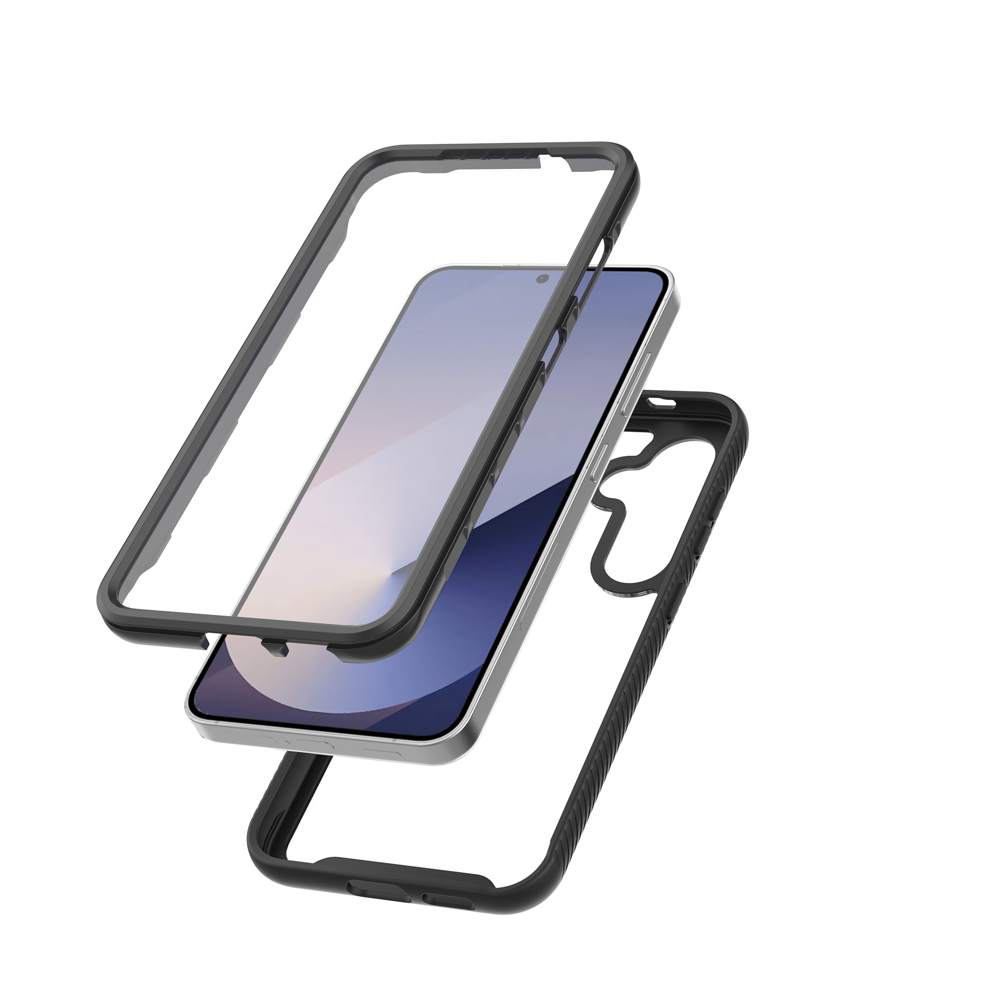 Samsung Galaxy S25 Plus Deksel Full Protection, Svart
