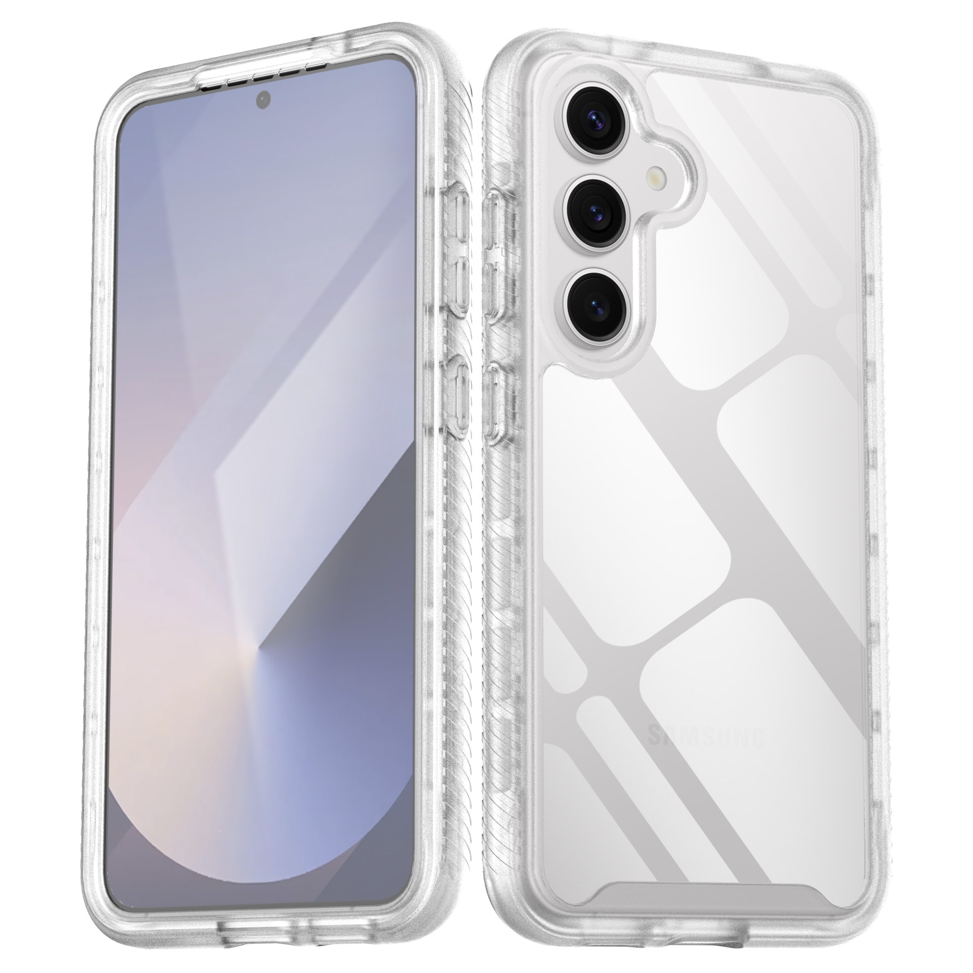 Samsung Galaxy S25 Plus Deksel Full Protection, Gjennomsiktig