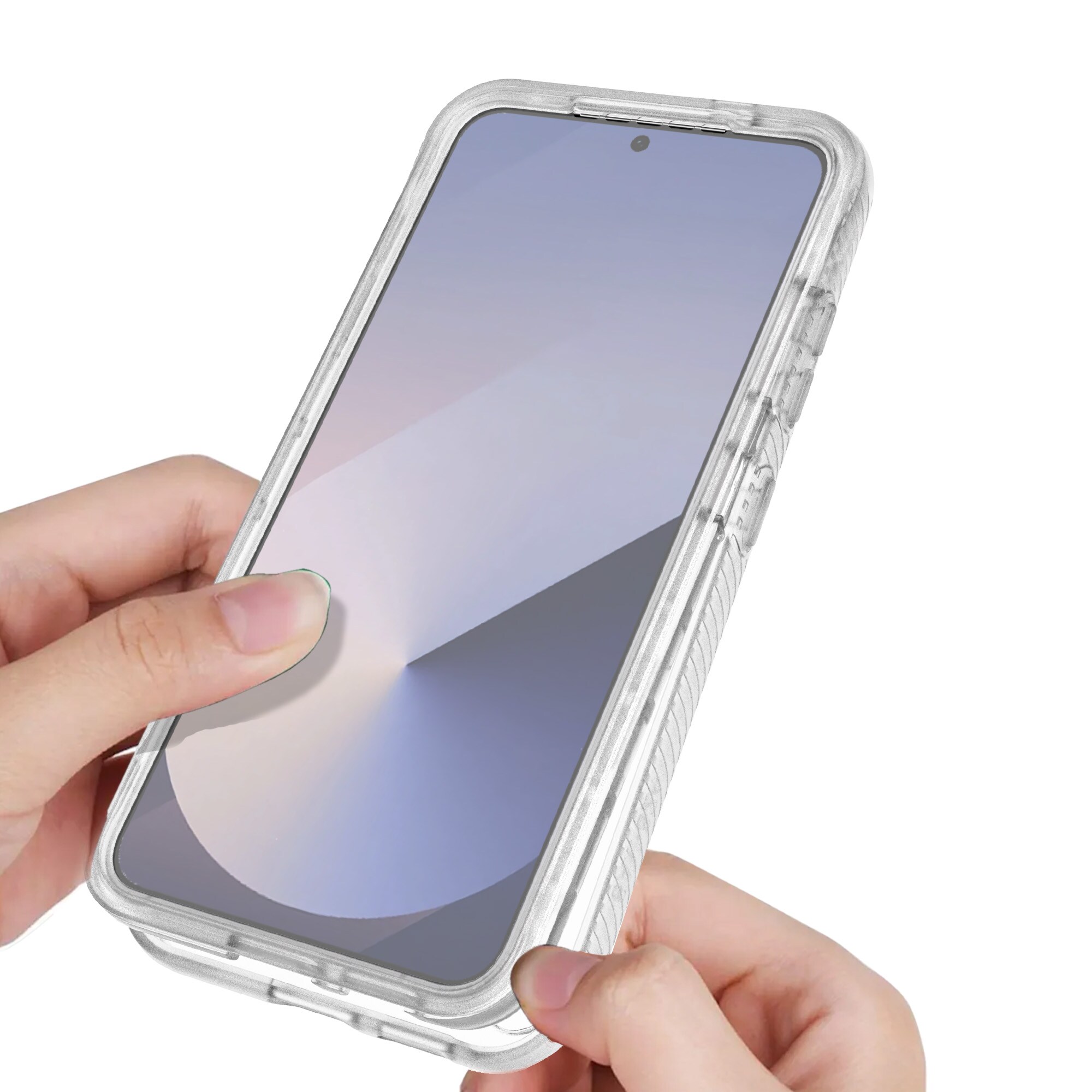 Samsung Galaxy S25 Plus Deksel Full Protection, Gjennomsiktig