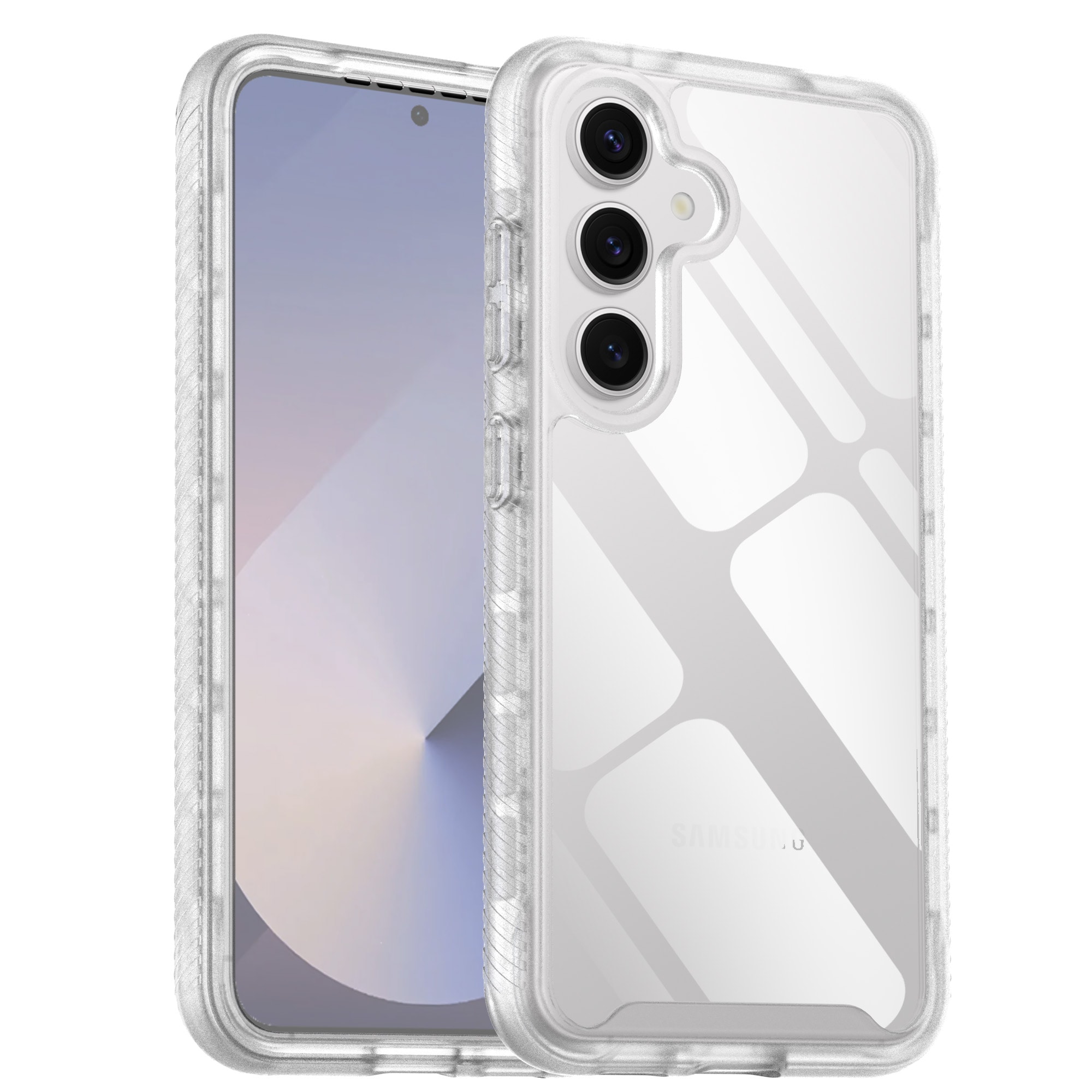 Samsung Galaxy S25 Plus Deksel Full Protection, Gjennomsiktig