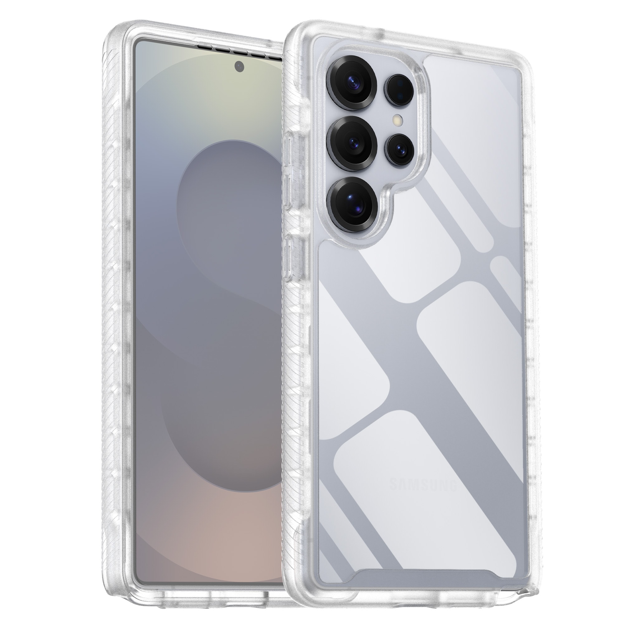 Samsung Galaxy S25 Ultra Deksel Full Protection, Gjennomsiktig