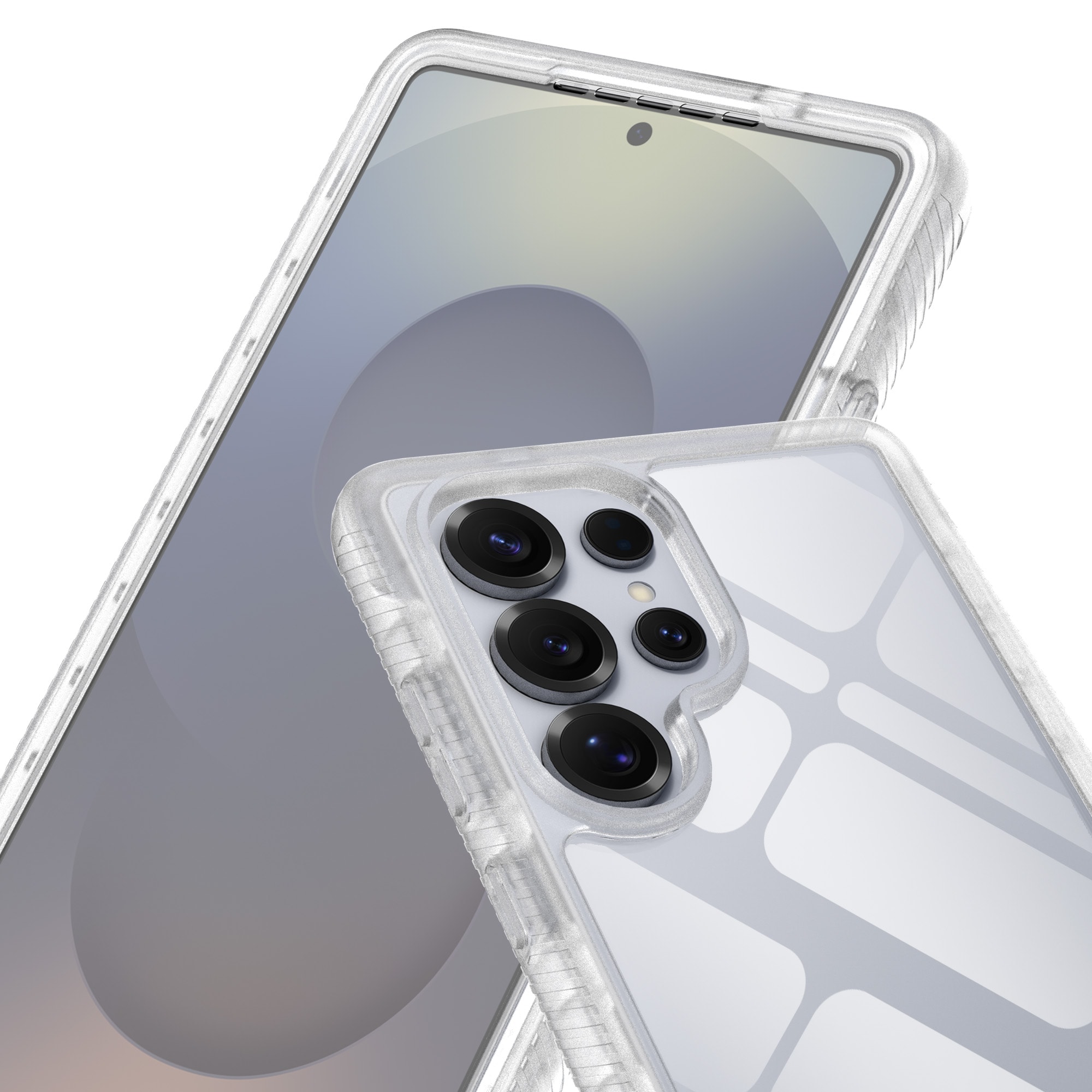 Samsung Galaxy S25 Ultra Deksel Full Protection, Gjennomsiktig