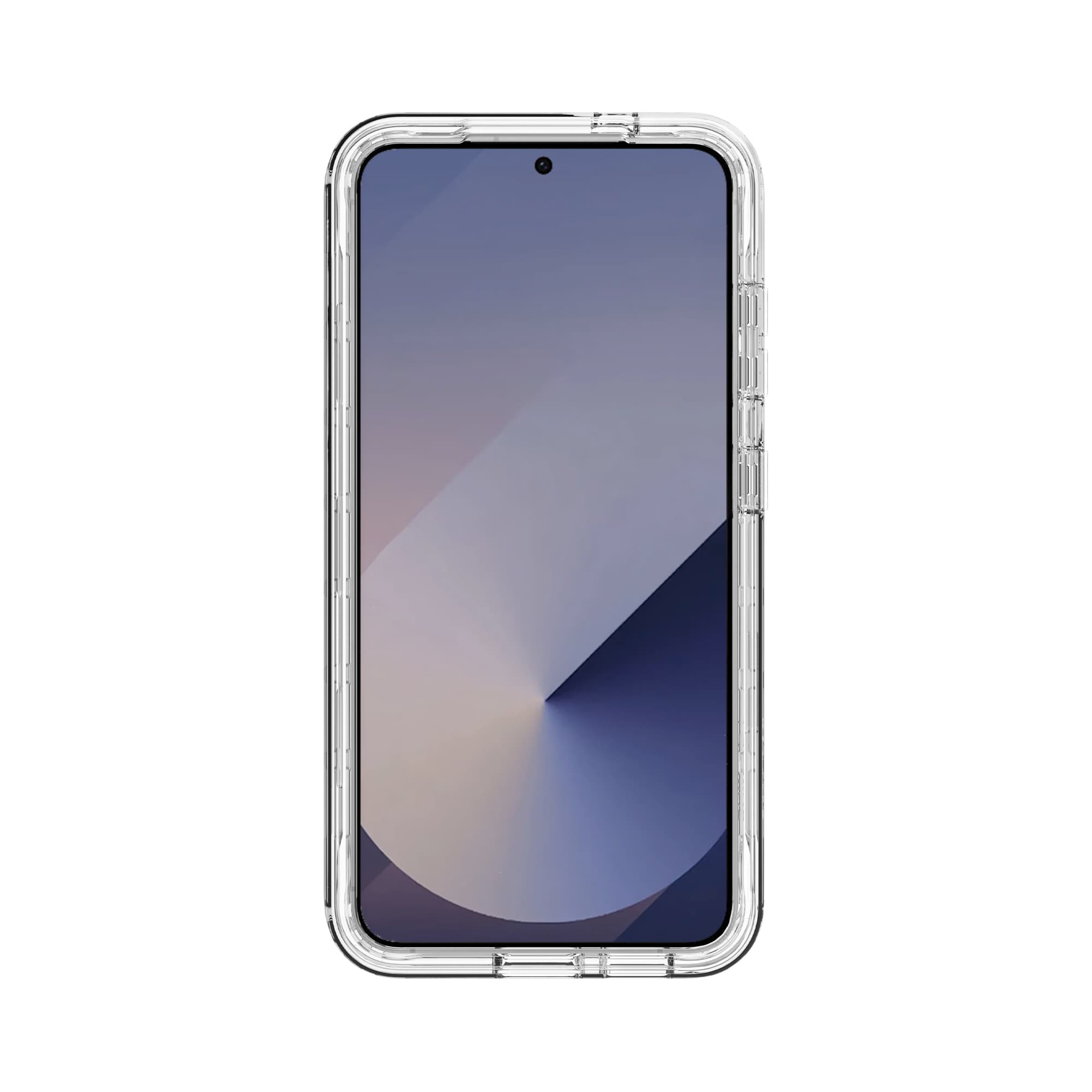 Samsung Galaxy S25 Mobildeksel med beskyttelsesramme, Gjennomsiktig