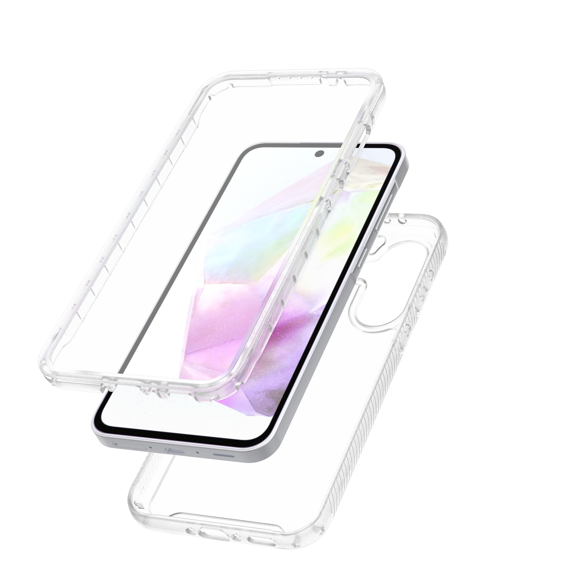Samsung Galaxy A56 Deksel Full Protection, Gjennomsiktig