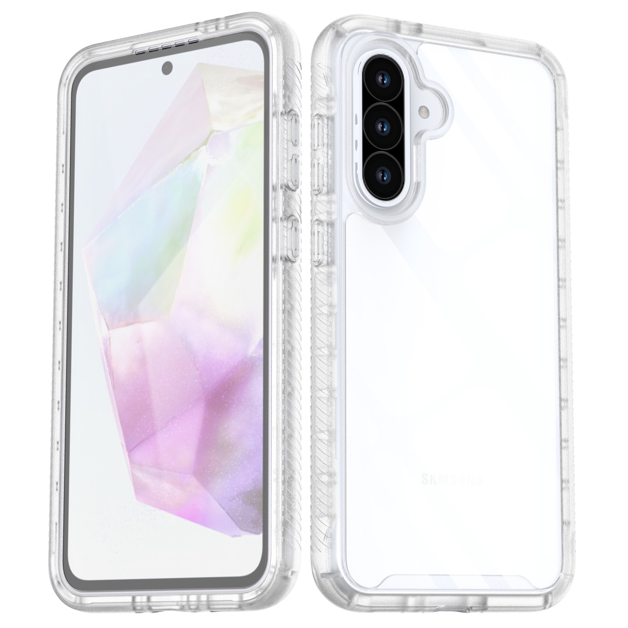 Samsung Galaxy A56 Deksel Full Protection, Gjennomsiktig