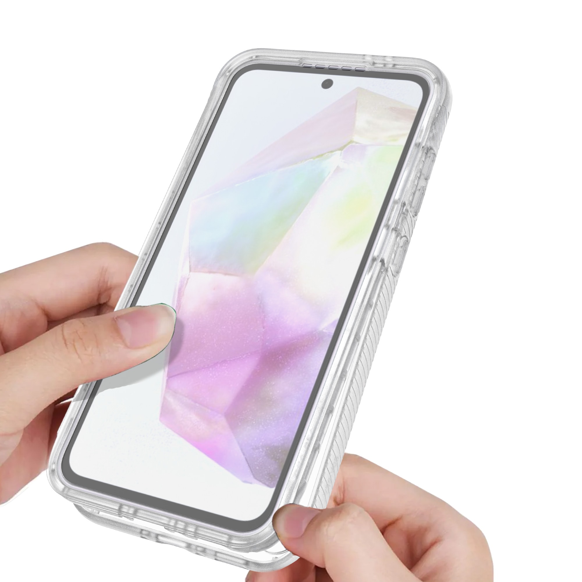 Samsung Galaxy A56 Deksel Full Protection, Gjennomsiktig