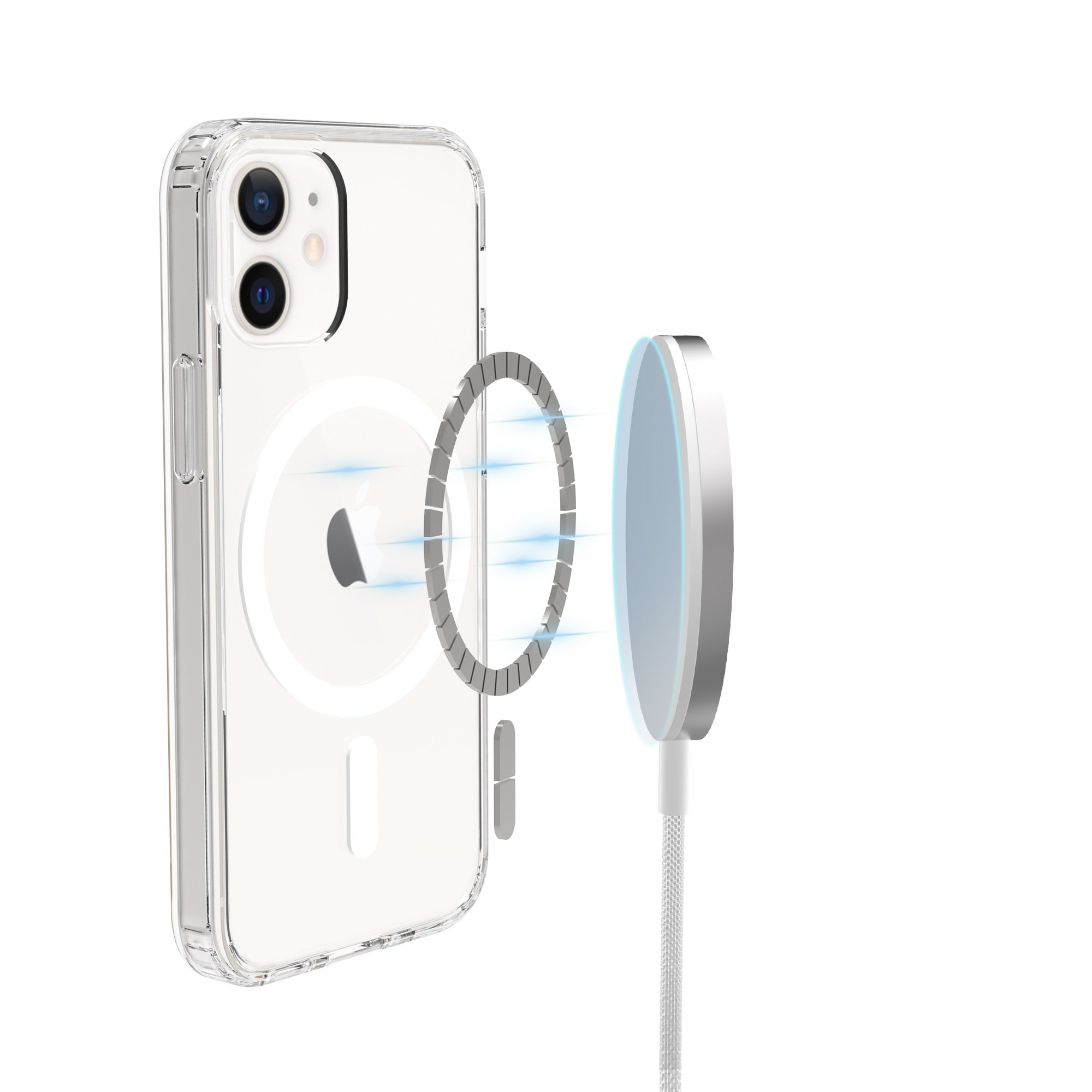 iPhone 12/iPhone 12 Pro MagSafe Hybrid-deksel, Gjennomsiktig