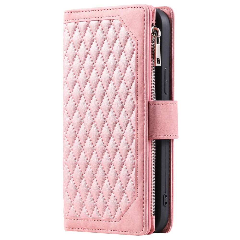 iPhone 14 Pro Vattert lommebokveske, Rosa