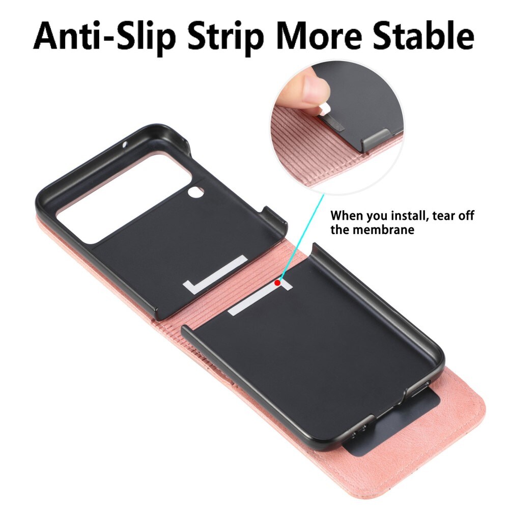Samsung Galaxy Z Flip 4 Enkelt mobildeksel, Rosa