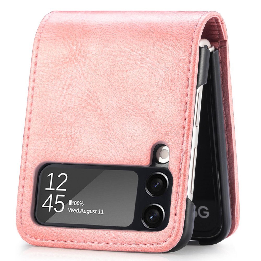 Samsung Galaxy Z Flip 4 Enkelt mobildeksel, Rosa