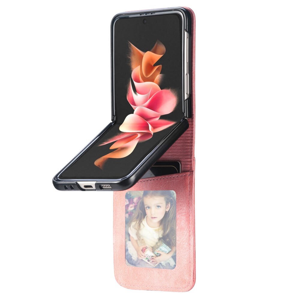 Samsung Galaxy Z Flip 4 Enkelt mobildeksel, Rosa