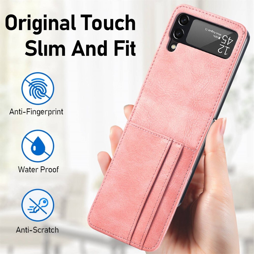 Samsung Galaxy Z Flip 4 Enkelt mobildeksel, Rosa