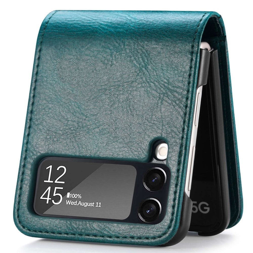 Samsung Galaxy Z Flip 4 Enkelt mobildeksel, Grønn