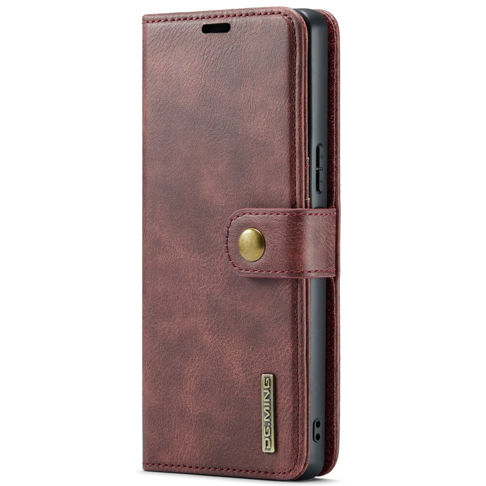 Sony Xperia 10 VI Lommeboketui med avtakbart deksel, Red