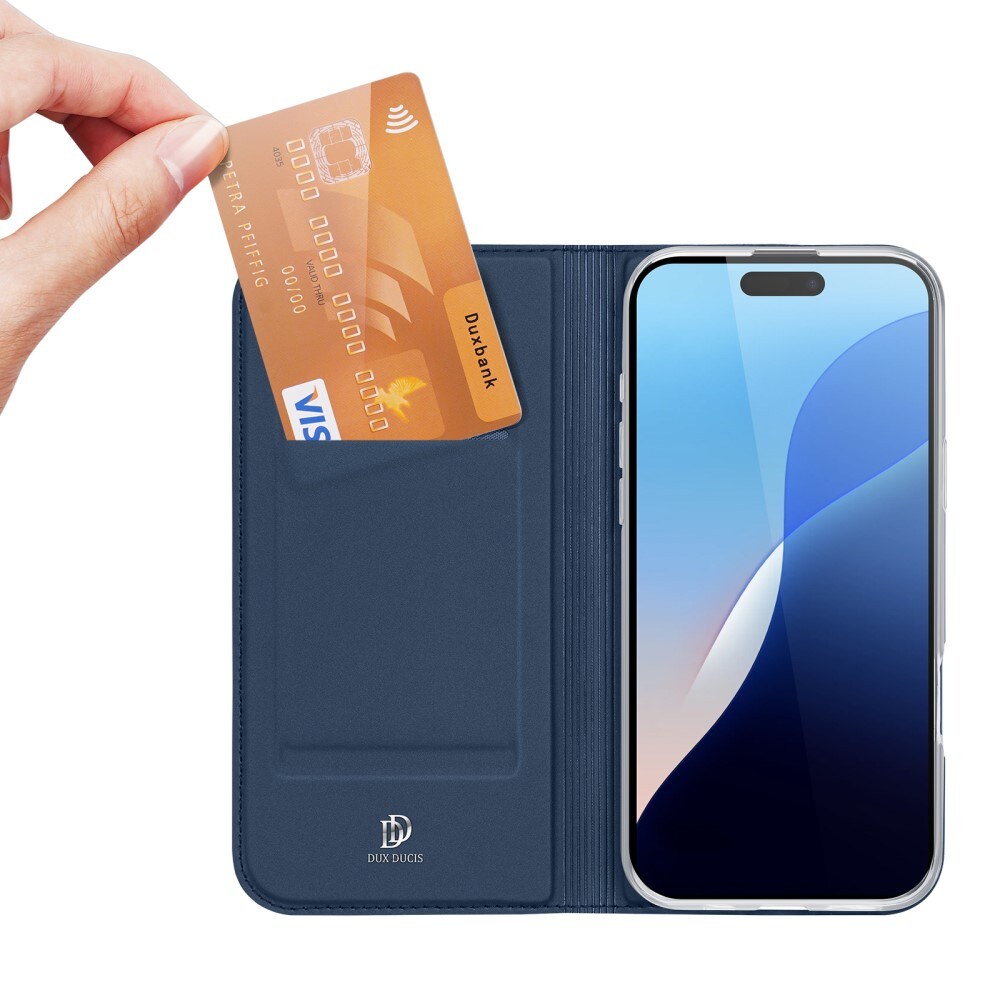 iPhone 16 Pro Slankt mobiletui, Navy