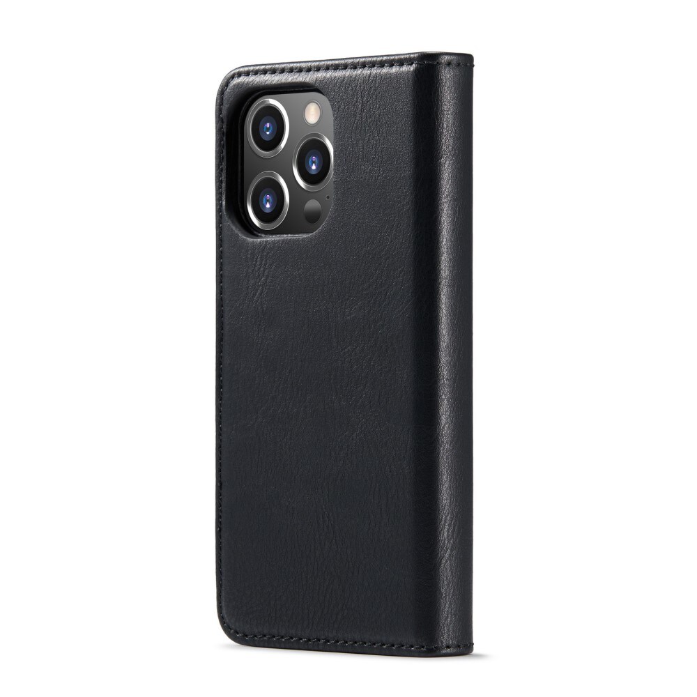 iPhone 16 Pro Lommeboketui med avtakbart deksel, Black