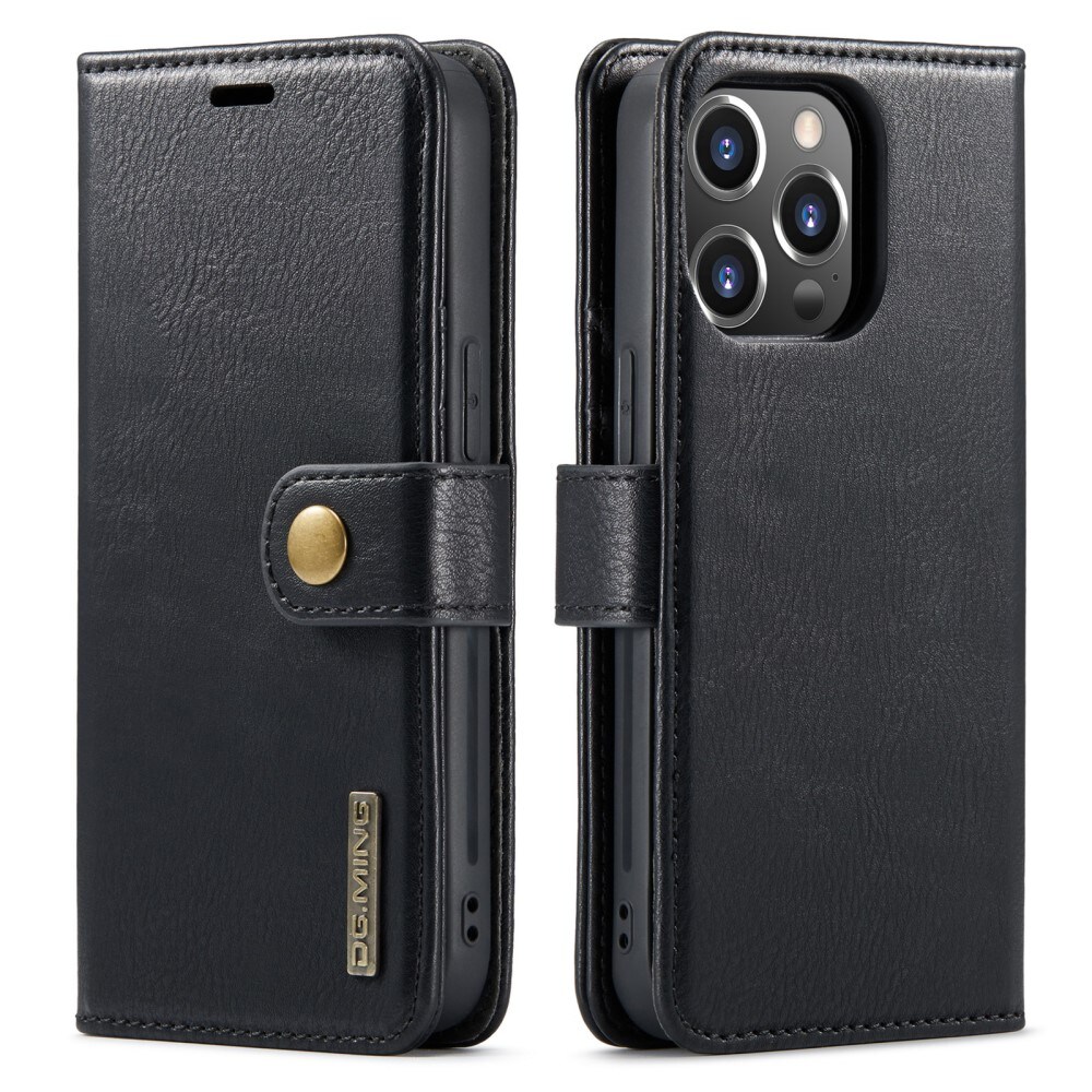 iPhone 16 Pro Lommeboketui med avtakbart deksel, Black
