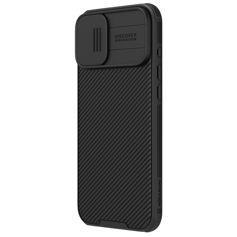 iPhone 16 Plus Deksel med kameralinsebeskyttelse - CamShield, Svart