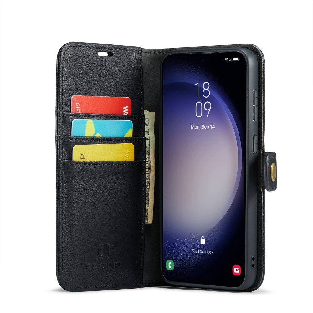 Samsung Galaxy S24 FE Lommeboketui med avtakbart deksel, Black