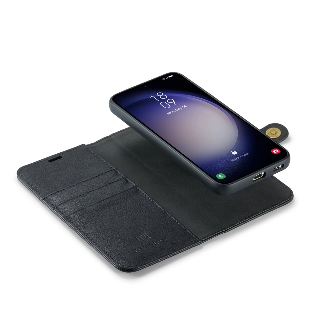 Samsung Galaxy S24 FE Lommeboketui med avtakbart deksel, Black