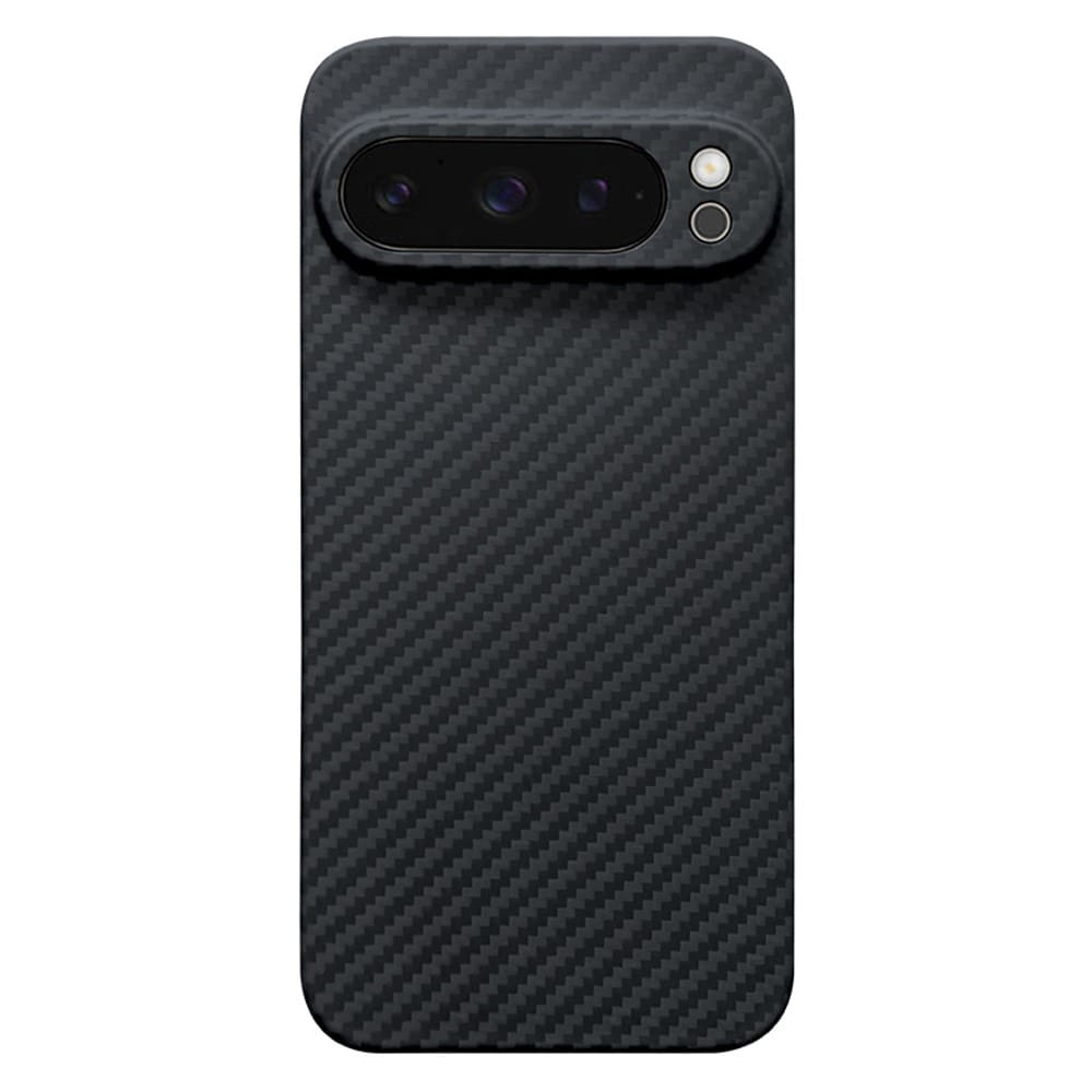 Google Pixel 9 Pro XL Slankt deksel i aramidfiber, Svart