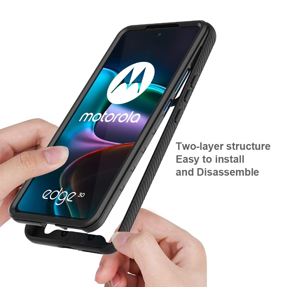 Motorola Edge 30 Deksel Full Protection, Svart