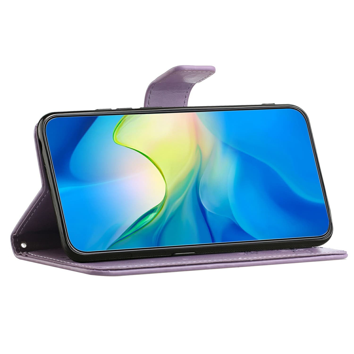 Samsung Galaxy A26 Mobiletui med sommerfugler, Lilla