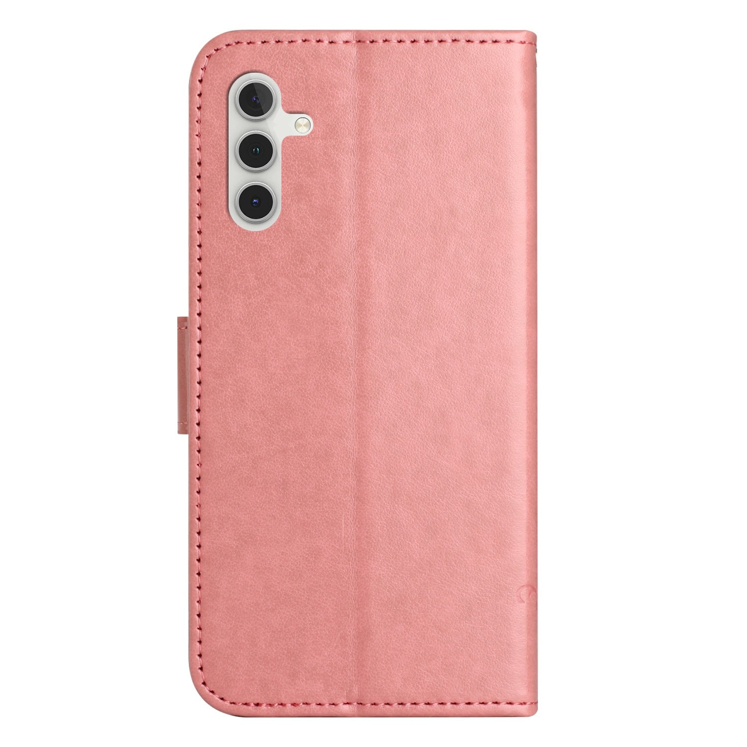 Samsung Galaxy A17 Mobiletui med sommerfugler, Rosa
